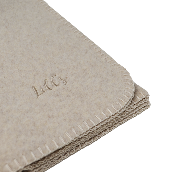 Hundedecke Coco sandbeige Detail